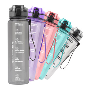 Bouteille de sport Tritan écologique personnalisée en usine, 1000 ml/32 oz, anti-fuite, compatible lave-vaisselle, avec infuseur à thé, pour boire directement, résistante à l'eau bouillante - Product Image 4