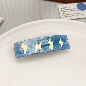 Hot Bán New Phong Cách Thời Trang Acrylic Montage Lớn Móng Vuốt Tóc Phụ Nữ Ngọt Ngào Cô Gái Đám Mây Bầu Trời Lớn Tóc Claw Clip Phụ Kiện Tóc - Product Image 3