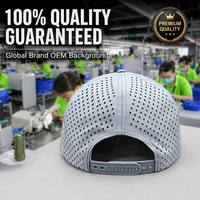 Gorras Trucker de 5 Paneles con Orificios Cortados a Láser, Gorra Trucker de Copa Dura, Gorras de China, Gorras para Hombre, Moda Casual, Viajes, Gorra Personalizada de Fábrica