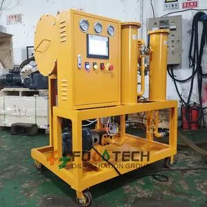 Máquina purificadora de aceite de separación de coalescencia FuooTech Series PCS portátil para aceite lubricante de alta viscosidad