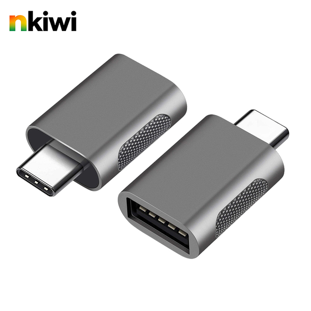 NKIWI USB 3.0 Type-C Male to USB-A 100W Power Supply Adapter for Laptop with DC Output Universal Travel Adapter