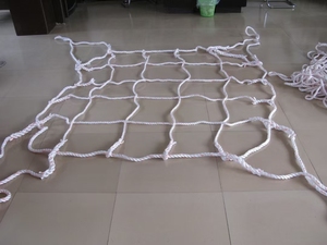 Rete da <span class=keywords><strong>Arrampicata</strong></span> Espandibile per Bambini con Corda in Nylon a 12 Fili a Avvolgimento Inverso, per Età 8-18 Anni, Uso Esterno e Interno - Product Image 6