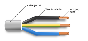 สายไฟรถยนต์แรงดันต่ำ Aoguli NM-B 4*1.5 มม. ทองแดงเปลือยหุ้มฉนวน PVC และ XLPE ระดับ IP44 0.6/1kV NM-B ทองแดง - Product Image 3