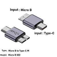 Adaptor B mikro, adaptor USB C ke mikro b konverter ke konektor changeover Tipe C UNTUK Samsung hard disk Note3/s5 hard drive eksternal