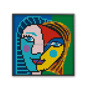 Cornice per Pixel Block, per <span class=keywords><strong>Puzzle</strong></span> in Plastica, Mosaico Pixel, Decorazione, Varie Dimensioni, Base Interconnessa con Cornice - Product Image 5