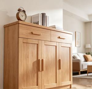Modern Wood <b>Shoe</b> Cabinet Scandinavian Style Freestanding <b>Storage</b> Furniture Entryway Organizer with Hidden <b>Shoe</b> Rack - Product Image 3