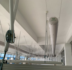 Thiết kế công nghiệp phong cách linh hoạt Vải Ống dẫn không khí cho điều hòa không khí HVAC ống cho không khí trong lành hệ thống thông gió nhà máy trực tiếp - Product Image 3