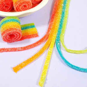 Caramelos de Goma Afrutados Chinos al por Mayor, Forma de Barra Larga, Bolsa Familiar, Fórmula Baja en Azúcar, Suministro Directo de Fábrica - Product Image 6