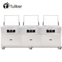 Промышленный ультразвуковой очиститель Tullker 38L, многофункциональная ультразвуковая ванна для удаления пыли и масла