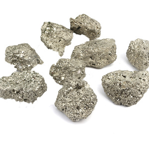 Wholesale Natural Pyrite Stone Cluster Nuggets Rough Raw Pyrite Crystal Healing Stones - Product Image 1