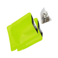 Sachets de thé, café, épices, sucre vides personnalisés, petits, 100 pièces/sac, en aluminium et plastique PE, thermoscellables, résistants à l'eau et à l'humidité, avec marquage à chaud