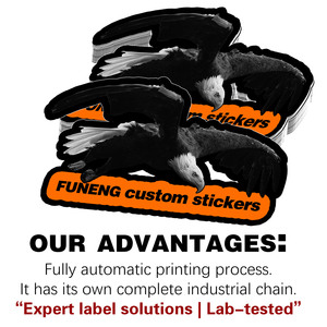 Nhà Sản Xuất Tùy Chỉnh Holographic Chết Cắt Logo Nhãn UV Chống Thấm Nước Bóng Trở Lại Pet PP PVC Dính Sticker Nến Thủ Công - Product Image 4