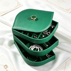 Light Luxury Necklace Jewelry Box – Desktop Storage <b>Case</b> for <b>Earrings</b>, Bracelet & Pendant, Gift Box Organizer - Product Image 4