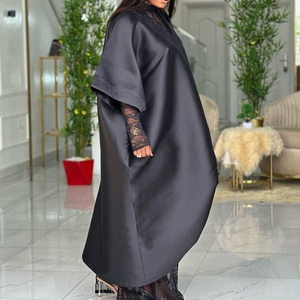 ชุดเดรสยาวแบบสวมไม่มีสายคล้องไหล่สำหรับผู้หญิงสไตล์แอฟริกัน ผ้าลูกไม้แบบ Bubu แขนบาน เอวธรรมชาติ - Product Image 3