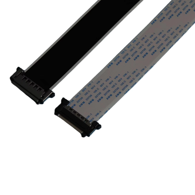 Connector FI-RE to FI-RE ISO/ROHS/UL Custom Cable Wire Factory Customized LVDS 41pin 51pin Lcd Connector Ffc Cable