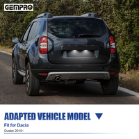 Lampe LED de plaque d'immatriculation de voiture sans erreur de conception Canbus pour Dacia Duster 2010 ~ voyant de pièces de voiture