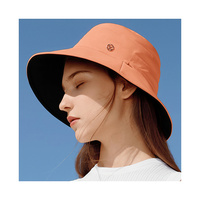 Chapéu de sol fino anti-ultravioleta, masculino e feminino com aba grande, viseiras de verão, chapéu de balde para mulheres