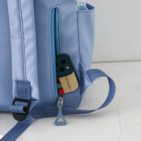 Mochila Escolar Unisex de Gran Capacidad Marksman Fashion, Bolsillo Lateral con Cremallera, Mochila de Viaje, Mochila para Estudiantes