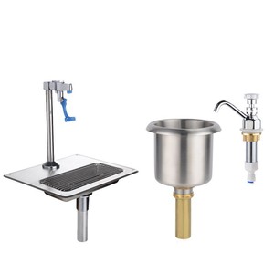 Fregadero de barra mini de acero inoxidable con un solo orificio, superficie pulida y válvula de latón para uso en cocina - Product Image 4