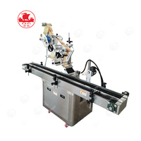 Machine d'étiquetage automatique horizontale pour bouteilles rondes, équipement d'étiquetage automatique pour flacons de médicaments, flacons de liquides oraux