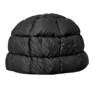 Cappello Beanie Invernale in Tessuto di Nylon Imbottito in Piuma d'Oca, Ultra-leggero, Impermeabile, Antivento, a 6 Pannelli, con Motivo Cartoon, Fibbia in Rame Dorato - Product Image 3