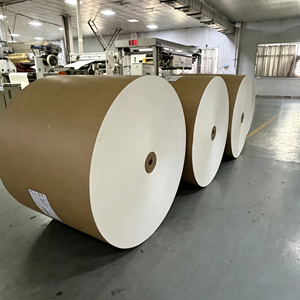 Rouleau de papier couché PE C2S, poids personnalisé, qualité alimentaire, imperméable, anti-fuite, taille personnalisée pour l'emballage alimentaire à emporter - Product Image 4