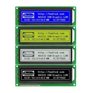 Nhà Máy bán hàng trực tiếp 4.0 "122*44 Mét 16032 đồ họa Dot Matrix ST7920 cổng song song LCD hiển thị module cho các dụng cụ và Mét