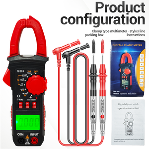 Multimètre à pince numérique Ampère Haute précision Portable Multimètre à pince électrique Multifonctionnel Multimètre à pince de maintenance 600A - Product Image 5