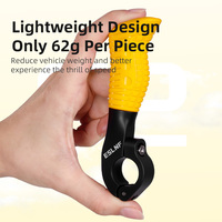 ESLNF MTB Bicycle Bar Ends Ergonomic Mini Thumb Grips 22.2mm Pegangan Setang Sepeda Gunung Nylon Penutup Setang Bagian Dalam Suku Cadang Bersepeda