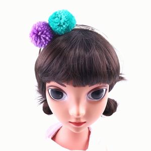 Feliz cumpleaños diadema dulce niñas pompón accesorios para el cabello diadema para niños al por mayor - Product Image 5