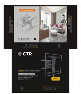 Soportes de Pared Estáticos para Monitor Curvo de 42 Pulgadas, Bisagra para <span class=keywords><strong>TV</strong></span> de hasta 75 Pulgadas, Monitor de 12v, Proyector KELMY, <span class=keywords><strong>TV</strong></span> Inteligente de 50 Pulgadas - Product Image 6