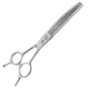 Ciseaux de toilettage pour chiens et chats Maclura, ciseaux à poils en forme d'arête de poisson, ciseaux de beauté, 7/7,5 pouces, acier de qualité salon - Product Image 1