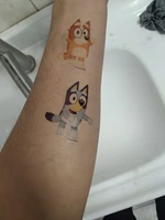 Autocollant de tatouage personnalisé pour le corps Autocollant de tatouage temporaire pour le drapeau du pays fantastique