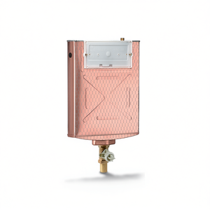 Cisterna Integrada de Cobre con Botón de Presión Bajo, 10 Litros, Sin Placa, 2014, 63 cm de Largo, 43 cm de Ancho, 10 cm de Alto - Product Image 3