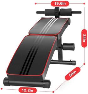 <span class=keywords><strong>Banc</strong></span> de <span class=keywords><strong>Musculation</strong></span> d'Intérieur Pliant en Acier pour Exercices de Presse, Haltères, Bodybuilding et Abdominaux - Product Image 6