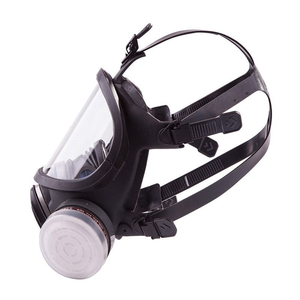 Grosir masker gas air mata beracun <span class=keywords><strong>Respirator</strong></span> oksigen wajah penuh masker Gas amonia dengan tangki oksigen silikon dapat digunakan kembali - Product Image 3