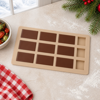 Moule à chocolat de qualité alimentaire personnalisé, OEM et ODM, moule en silicone personnalisable
