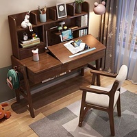 Table et chaise pour enfants réglables en hauteur, grande table d'étude pour enfants avec tiroir de rangement
