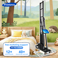 Impresora Vertical de Gran Formato Printava, Máquina de Impresión de Paredes 3D con Inyección de Tinta para Publicidad en Exteriores