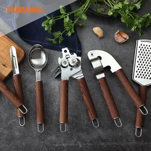 6 piezas en acero inoxidable utensilios de cocina y accesorios para los mejores vendedores