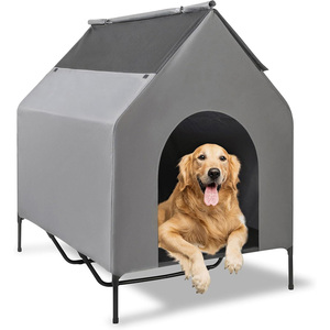 Erhöhte Pet House Langlebige große Hundehütte mit wetterfestem 600D PVC Baldachin Erhöhtes Hunde bett XL Hundehütte für den Außenbereich - Product Image 1