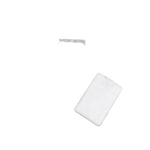 Wholesale <b>Pocket</b> Perfume Bottle 20ml Empty Transparent White Black Square Shape Credit Card Sanitizer Hand Spray Bottles - Product Image 6