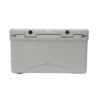 Glacière Rotomoulée Moderne Écologique pour Pêche et Chasse, Réfrigération par Absorption, Capacité 35QT, Maintien de la Glace 5 Jours, Bouchon de Vidange