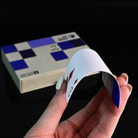 Cartes à jouer personnalisées à double jeu, coffret cadeau, promotion commerciale, cadeaux faits à la main, cartes de jeu, POKE, POKER en PVC