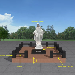 Monumento <span class=keywords><strong>de</strong></span> mármol blanco <span class=keywords><strong>de</strong></span> estilo americano, lápidas <span class=keywords><strong>de</strong></span> piedra <span class=keywords><strong>de</strong></span> cementerio y diseño <span class=keywords><strong>de</strong></span> lápida, monumento musulmán <span class=keywords><strong>de</strong></span> granito para EE. UU. Canadá - Product Image 2