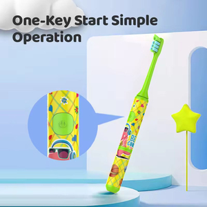 Cepillo de Dientes Eléctrico Sónico para Niños, Funciona con Batería, Limpieza Diaria, Blanqueamiento Dental - Product Image 3