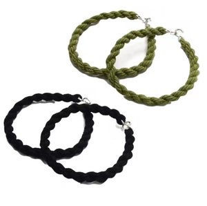 K102 Attaches de pantalon torsadées, Sangles élastiques pour bottes, Jarretières élastiques - Product Image 1