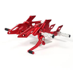 อุปกรณ์เสริมรถจักรยานยนต์ Raider 150 Engine V4 ชุดพักเท้าหลังแบบปรับได้ CNC - Product Image 3