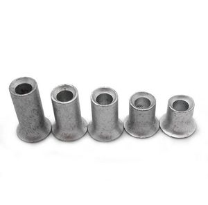 Remache Tubular Semihueco Negro de Acero Inoxidable de Alta Calidad 304 316, de Acero al Carbono y Aluminio, de Cabeza Plana, en Venta - Product Image 1