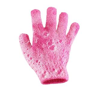 Guante Exfoliante Natural al por Mayor, Guantes de Nylon de Cinco Dedos para Limpieza Profunda, Exfoliante Corporal - Product Image 4